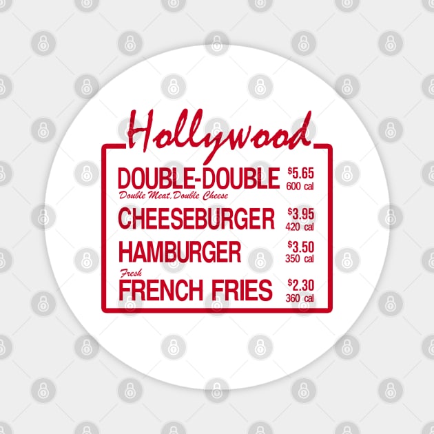 Hollywood Burger Magnet by Meat Beat